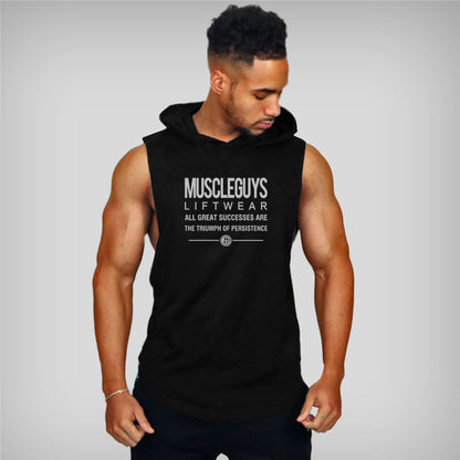 Bodybuilding Brothers Fitness Sports Hooded Vest