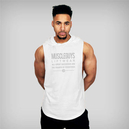 Bodybuilding Brothers Fitness Sports Hooded Vest