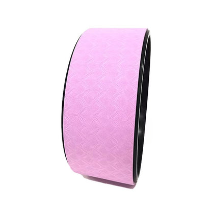TPE Printing Home Non-slip Bodybuilding Slimming Waterproof Shock Absorption Yoga Wheel