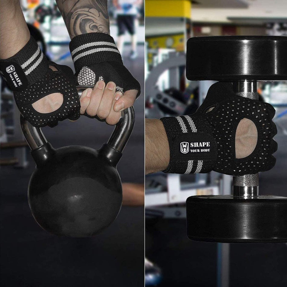 Anti-Slip Weightlifting Fitness Gloves