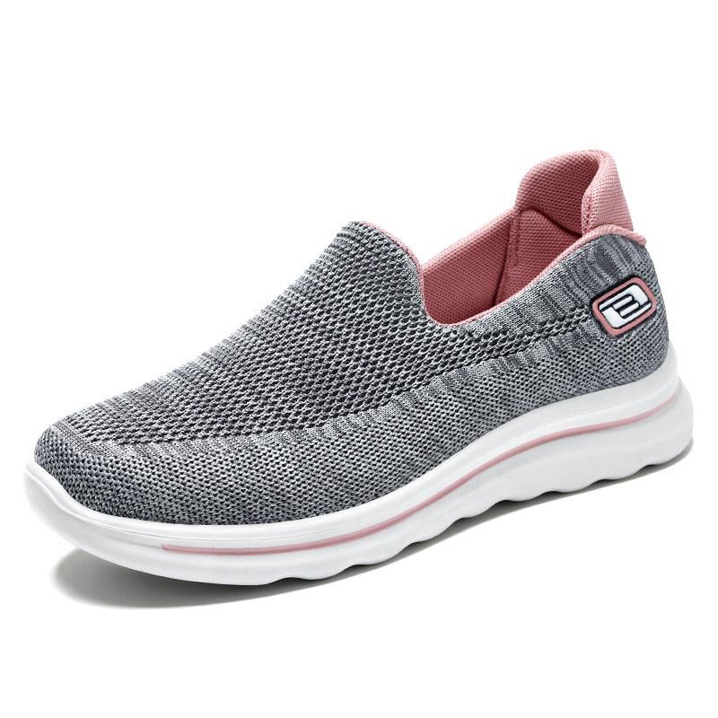 Women's Comfortable Breathable Middle-aged And Elderly Slip-on Sneakers