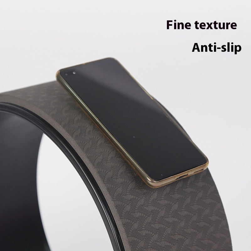TPE Printing Home Non-slip Bodybuilding Slimming Waterproof Shock Absorption Yoga Wheel