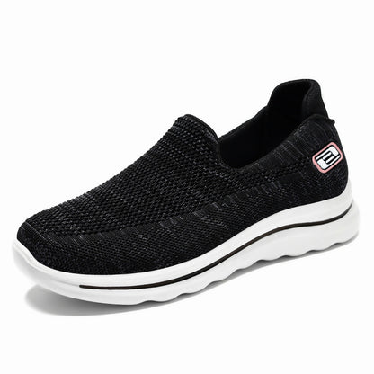 Women's Comfortable Breathable Middle-aged And Elderly Slip-on Sneakers