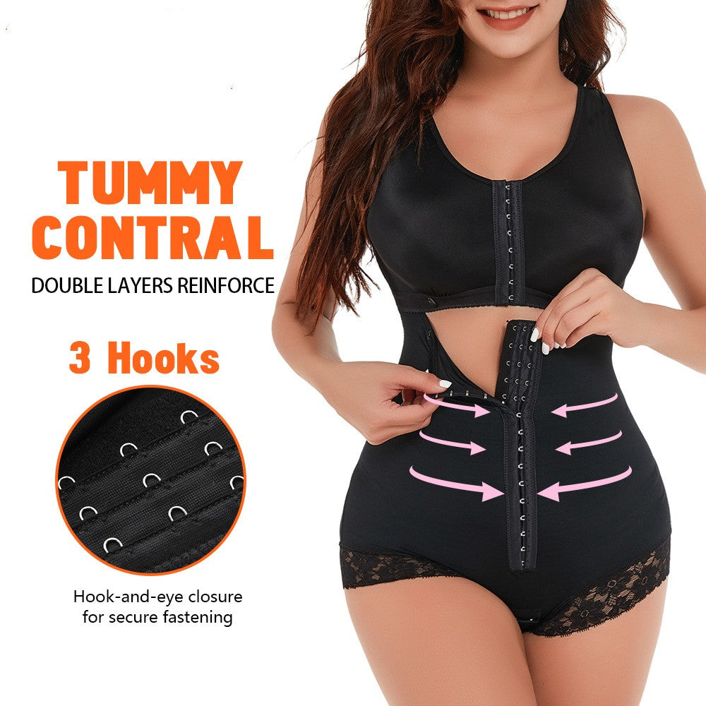 Jumpsuit Women's Belly Contraction Bodybuilding Breasted Corset